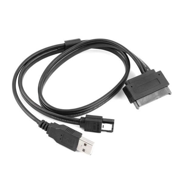 New 2.5 Inch Hard Disk Drive SATA 22Pin to eSATA Data + USB Powered Cable Wholesale Drop Shipping