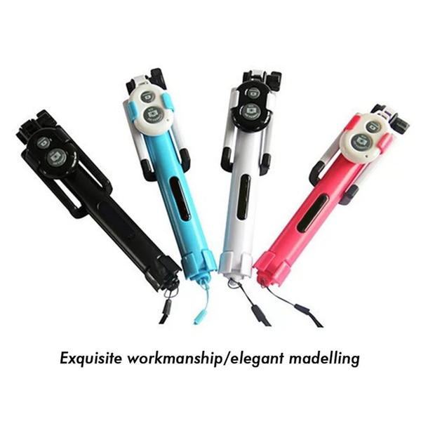 Portable foldable Tripod Monopod bluetooth selfe stick MOQ:20PCS