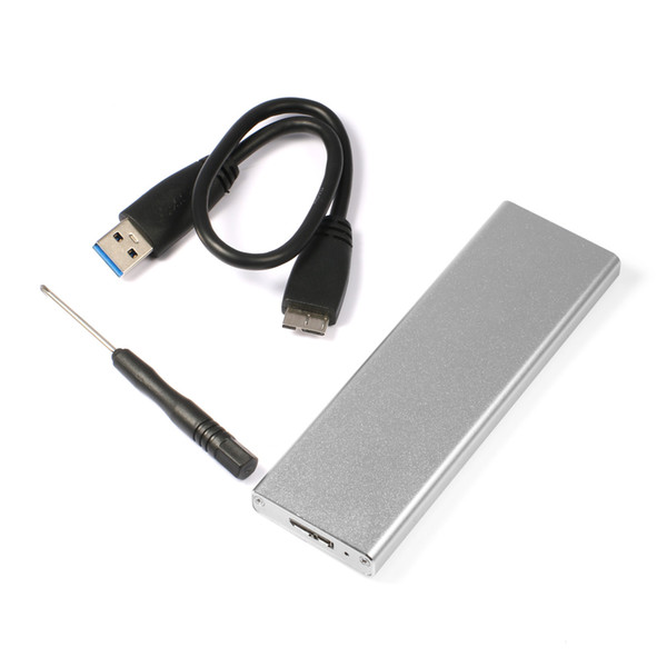 F24129 Aluminum Alloy USB 3.0 SSD Hard Disk Enclosure Adapter Converter for 2010 2011 Macbook Air A1369 A1370 MC503 MC506 MC969 MC965