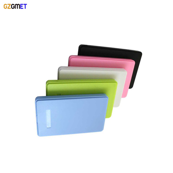 GZGMET 480MBbps 2.5 Inch HDD Enclosure USB 2.0 External Hard Disk Case tool free SATA HDD 5/7/9.5mm