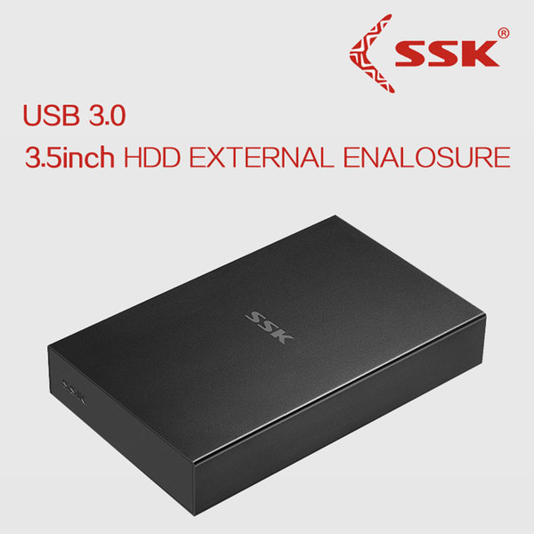 Wholesale- 2.5, 3.5inch External USB 3.0 to SATA Hard Drive Enclosure SSD HDD Disk free shipping