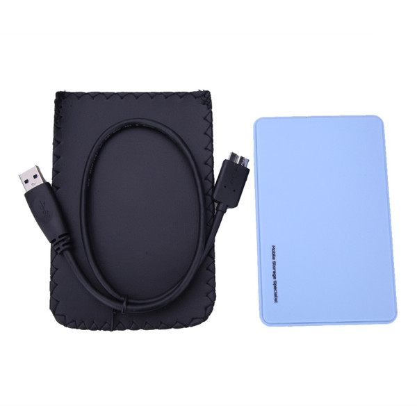 High Speed USB 3.0 Hard Drive External Enclosure Case 2.5 inch SATA HDD Case Mobile Disk Box Enclosure for Mac OS for Windows