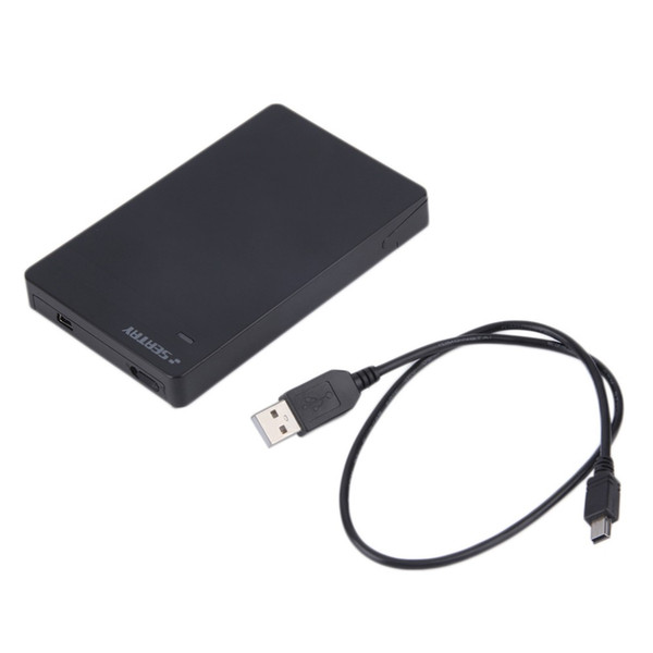 SEATAY SBOX 02502 Plug In Tool-Free USB 2.0 SATA HDD SSD Enclosure HDD External 2.5 Case Mobile Box For 2.5 inch SATA HDD SSD Drive 15