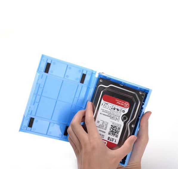 3.5 inch IDE SATA HDD Caddy Case External Hard Drive Disk Storage Box For SSD HDD Enclosure Cases Shock Optibay