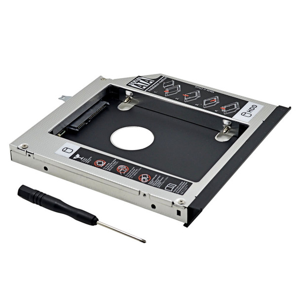 Wholesale- High Quality SATA 3.0 Second HDD Caddy 12.7mm for 2.5