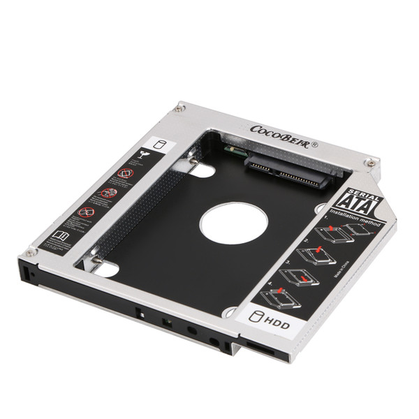 Universal 2.5'' HDD SATA SATAII SDD 2nd 12.7mm SSD Hd SATA Hard Disk Drive HDD Caddy Adapter Bay