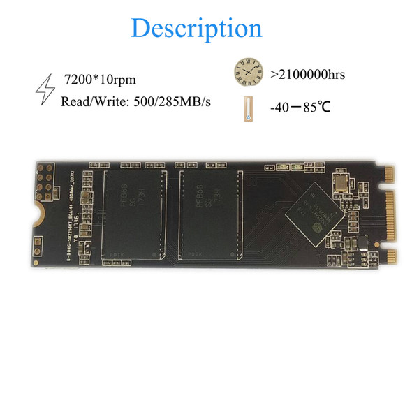 SSD Solid State Drive 240GB M.2 Interface Speeding Hard Disk and Solid Hard Drive with High Read and Write Speed for Laptop