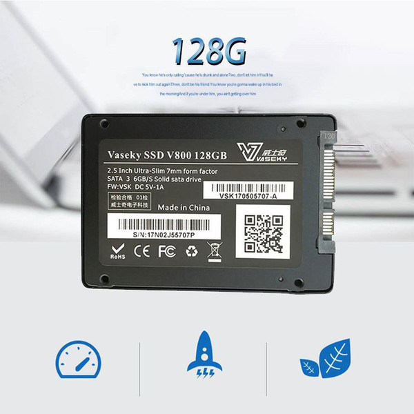 Vaseky 128G Internal Solid State Drive 2.5'' SSD SATA3 Hard Disk Laptop 500Mb/s