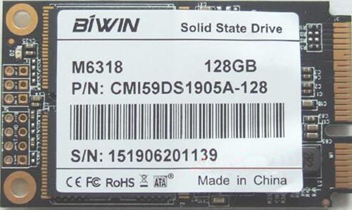 For BIWIN STORAGE G6318 128G 40*22 NGFF M2 Solid State Drives