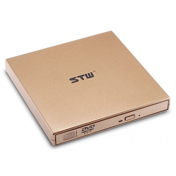 STW STW - 8033 Ultra-slim USB 2.0 Pop-up External DVD Writer Support Window , iOS system Easy to install, plug and play