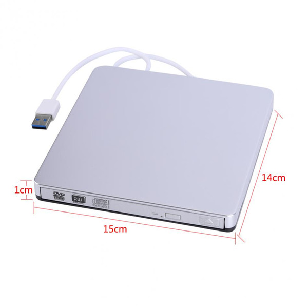 USB 3.0 External DVD/CD-RW Drive Burner Slim Portable Driver For MacBook Laptop PC Netbook Rate: Up to 5Gbps Free Shipping 4