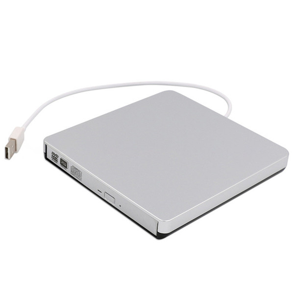 Portable External CD DVD Burner Drive Tray Type Optical Drive for PC Desktop Laptop High Quality Multi-color Free Shipping