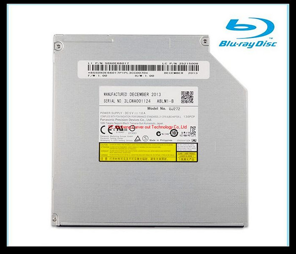 original For MATSHITA UJ272 ABLM1-B Super Multi 6X 3D BD-RE BD-R DL Internal 9.5mm laptop SATA Blu-ray Writer Burner