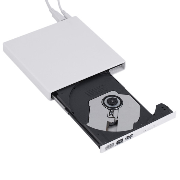 Freeshipping Newest Super Slim USB 2.0 External CD+-RW DVD+-RW DVD-RAM Burner Drive Writer For Laptop PC Promotion