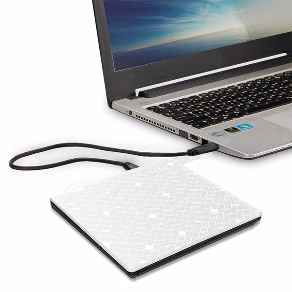 Yahey Touch Control USB 3.0 Ultra Slim Portable CD-ROM Optical Drive External DVD+/-RW Burner Writer Player for Computer Macbook