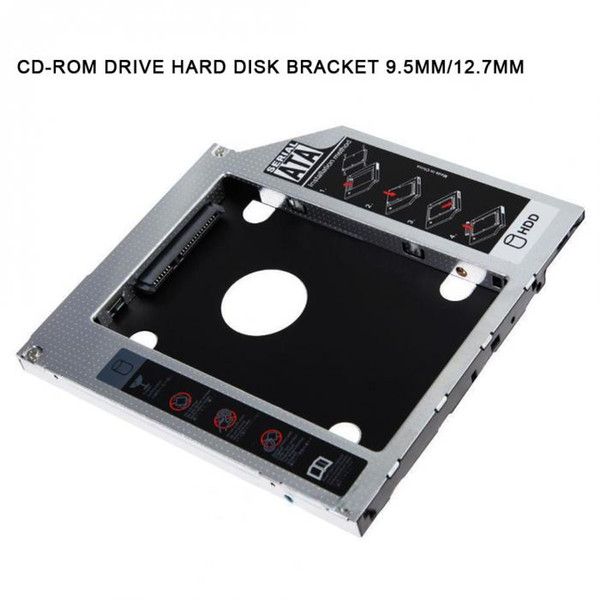 New 9.5mm/12.7mm SATA HDD SSD Hard Drive CD-ROM Bracket Caddy Bay for MacBook Windows QJY99