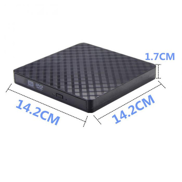 Portable USB3.0 External CD/DVD/VCD Optical Drive CD-RW Writer Recorder Driver for PC Laptop Computer QJY99