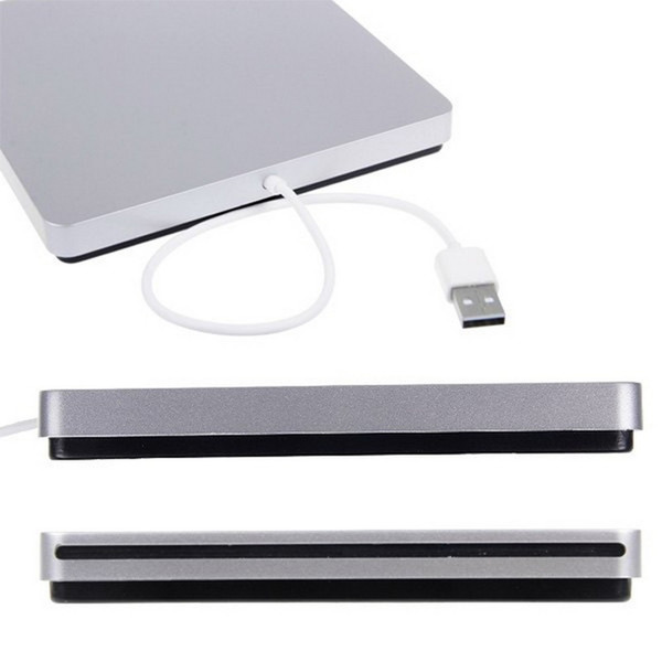 Freeshipping USB External Slot in DVD CD Drive Burner Superdrive for Apple MacBook Air Pro Convenience for you to Playing Music Movies