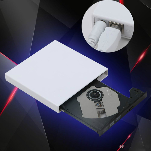 USB 2.0 External CD-RW/DVD-RW Burner Drive Recorder Optical Drive for Tablets/PC/Mac/Laptop/Notebook/Desktop External Slim Drive