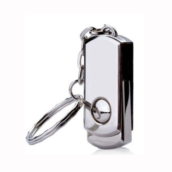 No Logo 10 Piece 4GB 8GB Metal Rotatable USB Drives Brand New USB Memory Stick Whirl U Disk USB2.0