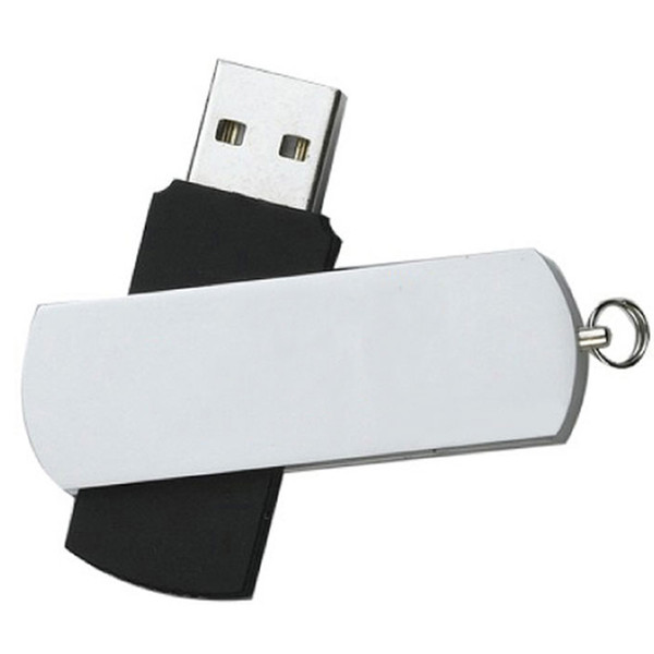 10 Piece Aluminum Rotatable Capacity Enough U Disk 4GB USB2.0 Flash Disk Metal Whirl USB Flash Drives 8GB