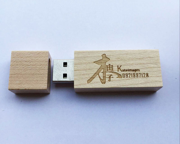 10 Piece 4GB 8GB No Logo Wood USB Drives Capacity Enough U Disk USB2.0 Environmental protection USB Flash Drives