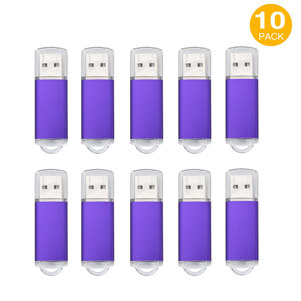 Bulk 10PCS USB 2.0 Flash Drive 1GB Memory Stick High Speed Thumb Pen Drive Storage for Computer Laptop Promotion Gift Colorful Free Shipping