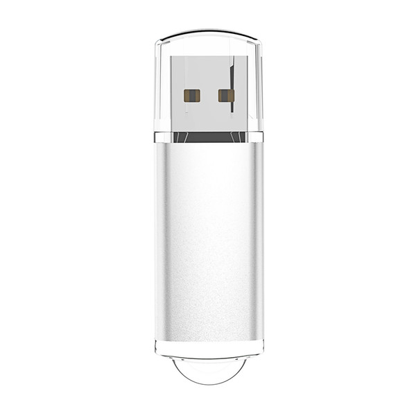 J-boxing Silver Rectangle 32GB USB 2.0 Flash Drives Enough Memory Sticks 32gb Flash Pen Drive for PC Laptop Macbook Tablet Thumb Storage