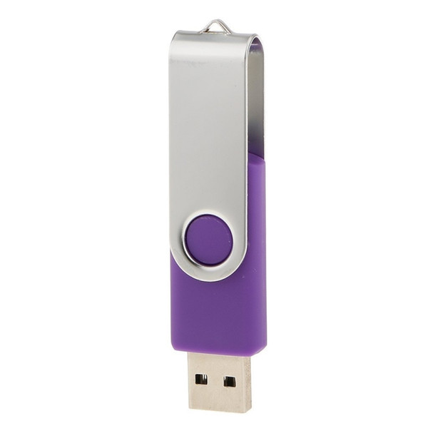 J_boxing 2PCS Purple 32GB USB 2.0 Flash Drives Rotating Swivel Thumb Pen Drive 32gb Folding Memory Stick for Computer Laptop Macbook Tablet