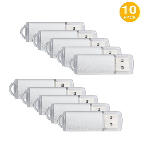 LOT 10PCS USB 2.0 Flash Drives 8GB Rectangle Thumb Memory Stick Storage Pendrives Promotion Gifts Colorful Free Shipping for Computer Laptop