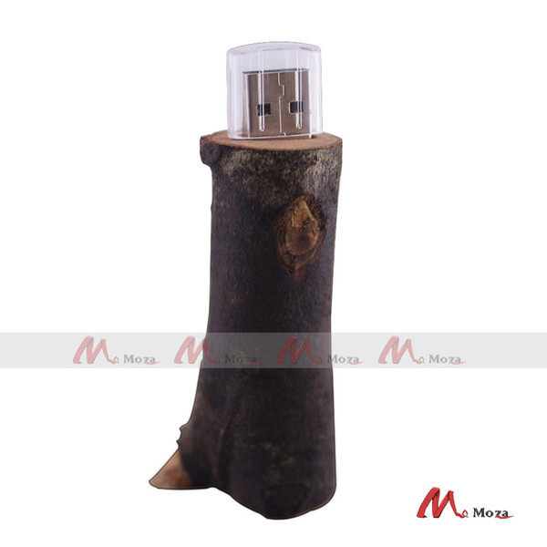8GB 50PCS Wooden Twig Memory Flash USB Drive 2.0 Genuine True Storage with Plastic Cap