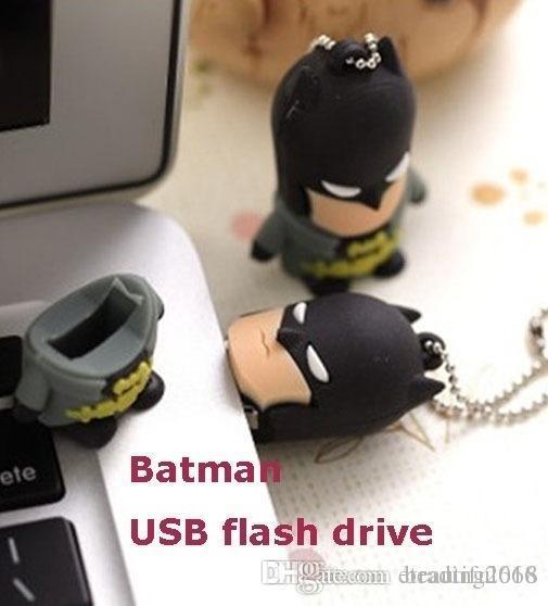 Design Real Capacity Batman 2.0 USB Flash Drive Memory Stick 32GB Super Pen Drive