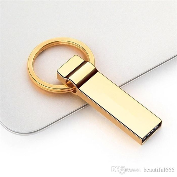 Top Real Capacity Gold 128GB 3.0 USB Flash Drive Memory Stick Pen Drive