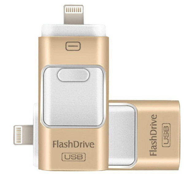 WHOLESALES PRICE High-Speed Lightning 3 in 1 Otg Usb Flash Drive 4GB-64GB32GB16GB8GB For Andriod iOS PC U03