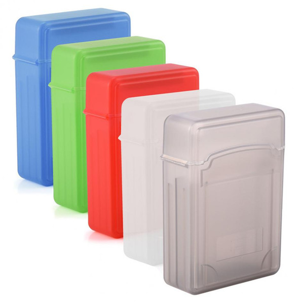 5 Color Anti-Static Label Enclosure 2.5 Inch HDD / SSD Protective Shockproof Case Storage Box