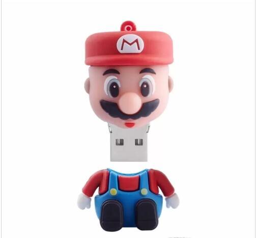 Super Mario USB 2.0 Flash Drive Pen Dirve U-Disk Thumb Drive Memory Stick 32GB 16GB