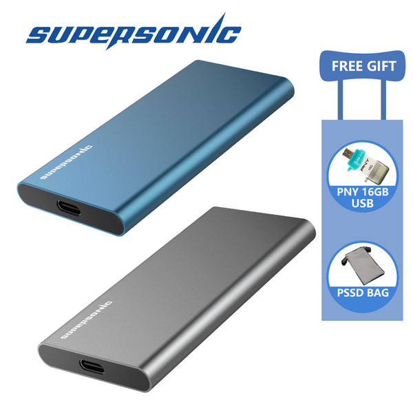 Supersonic P20 Portable Solid State Drive 128GB 256GB 512GB 1TB Typc-C USB3.0 External SSD for Computer Laptop Android phone