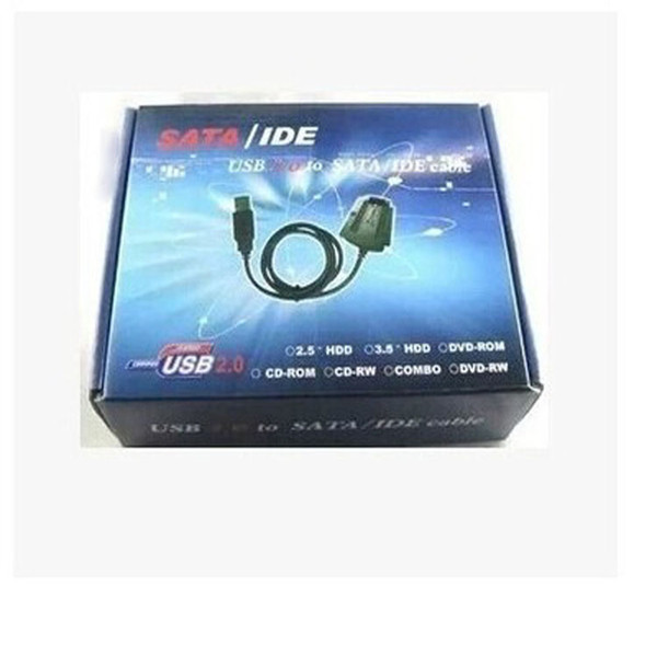 Portable usb to sata ide adapter with cables for hdd box 2.0 standard