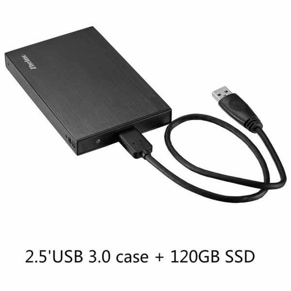 Zheino P2 120G USB3.0 External Aluminum Case Super Speed with 2.5 SATA Solid State Drive Replacement Of External Hard Drive Disk