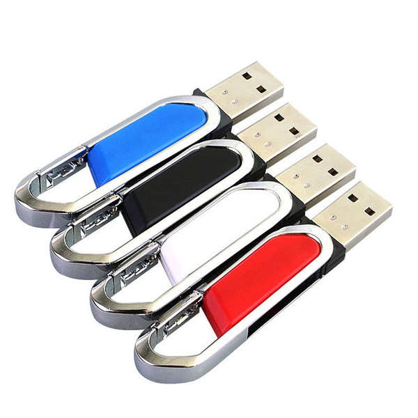 Capacity 4GB 128G USB 2.0 Pendrive USB Flash Drive Pen Drive Waterproof Metal U Disk Memory Stick silver U76