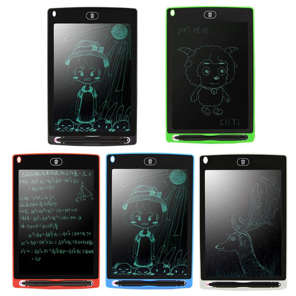 8.5 inch Portable LCD Writing Tablet Electronic Notepad Drawing writing Graphics Tablet Board with Stylus Pen/ CR2020 Battery