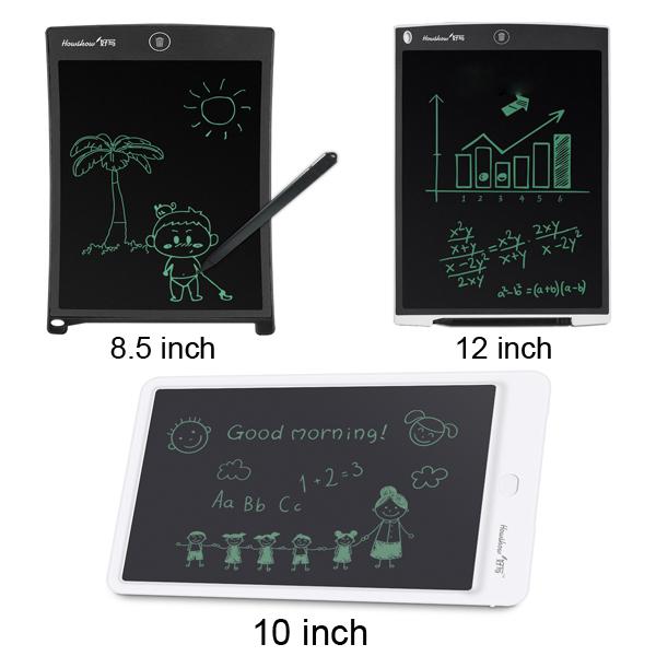 8.5 inch 10 inch 12 inch LCD Writing Tablet Memo Drawing Board Blackboard Handwriting Pen With Pen For Adults Kids Children