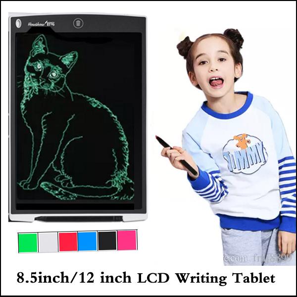 LCD Writing Tablet 8.5inch 12 inch Digital Memo Board Blackboard Handwriting Pads With Upgraded Pen for Adults Kids Office Drawing DHL free