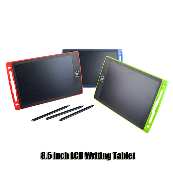 8.5 inch Writing Tablet Drawing Board Blackboard Handwriting Pads Gift for Kids Paperless Notepad Tablets Memo With Upgraded Pens DHL