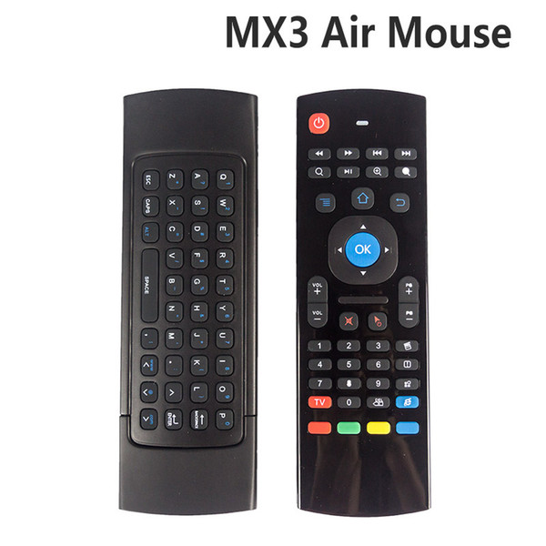 X8 Air Fly Mouse MX3 2.4GHz Wireless Keyboard Remote Control Somatosensory IR Learning 6 Axis without Mic for Android TV Box Smart IPTV