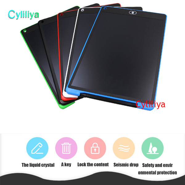 2018 New 12 Inch LCD Writing Tablet Digital Drawing Tablet Handwriting Pads Portable Electronic Tablet Board ultra-thin Board