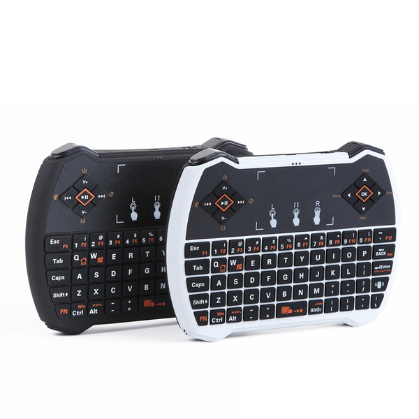 V6A R6 Mini Wireless Keyboard 2.4G with Touchpad Backlit Backlight Keyboard for MXQ Pro M8S S905 Android TV Wholesale