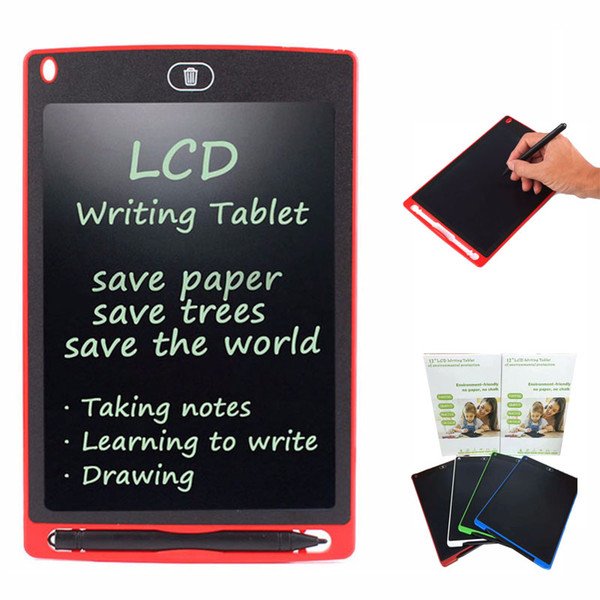 8.5 inch LCD Writing Tablet Touch Pad Office Electronic Board Magnetic Fridge Message with Ultra Bright Upgraded Stylus Kids Christmas Gifts