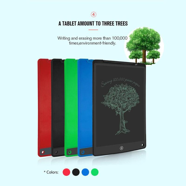 1pcs 12 Inch LCD Writing Tablet Digital Drawing Tablet Handwriting Pads Portable Electronic Tablet Board ultra-thin Board with pen