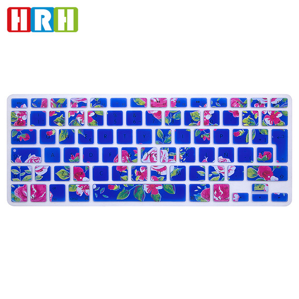 HRH ESP PS Silicone Spanish Animal Decal Keyboard Cover Protector for Macbook Air Pro 13 15 17 for Apple Keyboard Protective Film